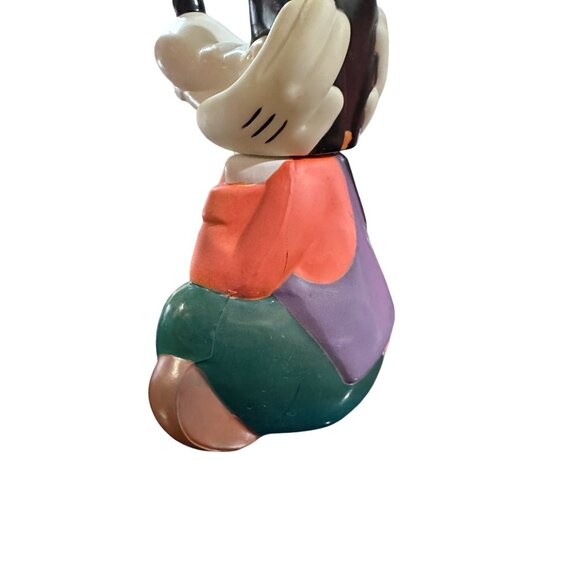 Vintage 90s Disney Goofy Water Drink Bottle Collectible With Straw - Picture 5 of 8